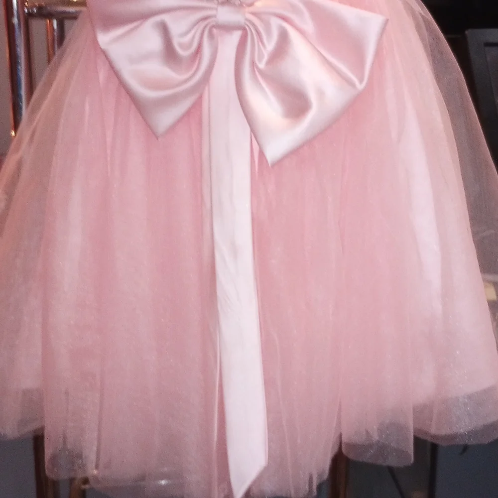 Sparkling Strapless Sequin Bodice Wedding Dress - Picture 2 of 6